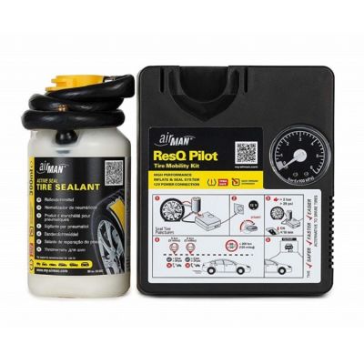 AIRMAN RESQ PILOT - 12V kompresor + 300ml těsnící náplň